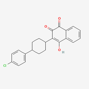 Chemical structure of Atovaquone