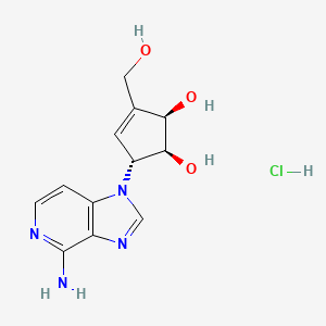 Chemical structure of 3-Deazaneplanocin A hydrochloride