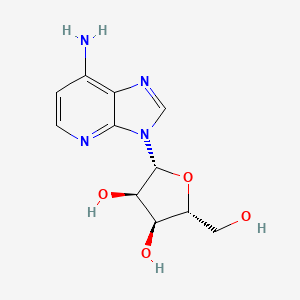 Chemical structure of 1-Deazaadenosine
