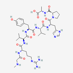 Chemical structure of Saralasin