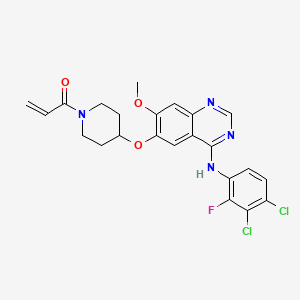 Chemical structure of Poziotinib
