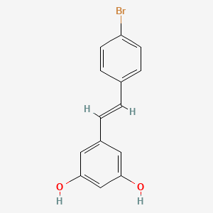 Chemical structure of 4'-bromo-Resveratrol
