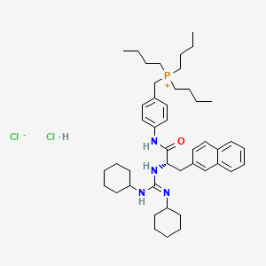 Chemical structure of WIN 64338 hydrochloride