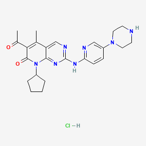 Chemical structure of Palbociclib hydrochloride