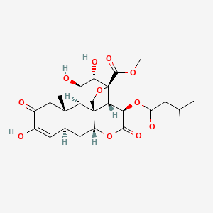 Chemical structure of Bruceine A