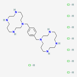 Chemical structure of Plerixafor 8HCl (AMD3100 8HCl)