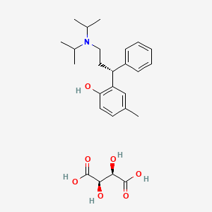 Chemical structure of Tolterodine tartrate