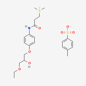 Chemical structure of Suplatast Tosylate