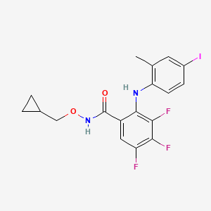 Chemical structure of PD 198306