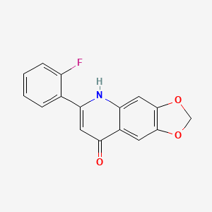 Chemical structure of CHM 1