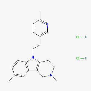 Chemical structure of Latrepirdine dihydrochloride