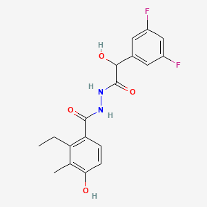 Chemical structure of EMD638683