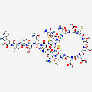 Chemical structure of Sarafotoxin S6c