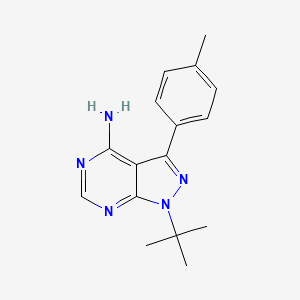 Chemical structure of PP 1