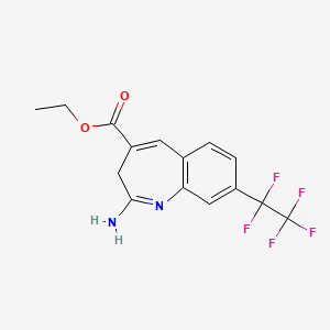 Chemical structure of Toll-like receptor modulator