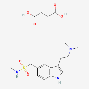 Chemical structure of Sumatriptan Succinate