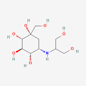 Chemical structure of Voglibose