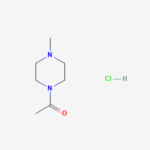 Chemical structure of 1-Acetyl-4-methylpiperazine hydrochloride