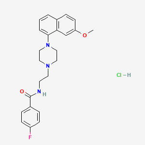 Chemical structure of S 14506 hydrochloride