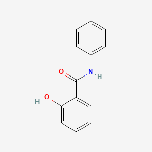 Chemical structure of Salicylanilide