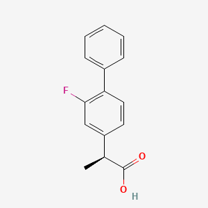 Chemical structure of Esflurbiprofen