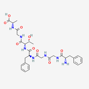 Chemical structure of Nociceptin (1-7)