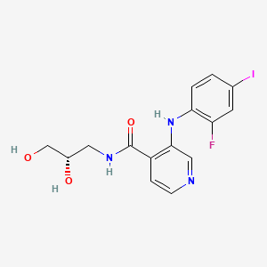 Chemical structure of Pimasertib