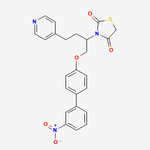 Chemical structure of AZ 11645373