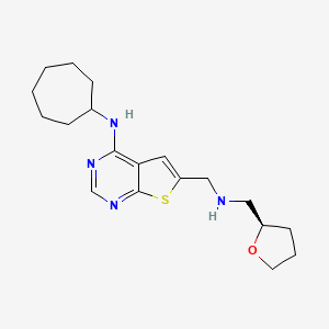 Chemical structure of YM 230888