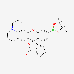 Chemical structure of Peroxy Orange 1