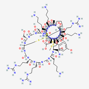 Chemical structure of ω-Conotoxin MVIIC