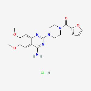 Chemical structure of Prazosin HCl