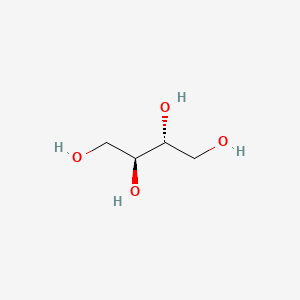 Chemical structure of Erythritol