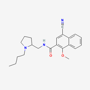Chemical structure of Nafadotride
