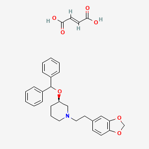 Chemical structure of Zamifenacin fumarate