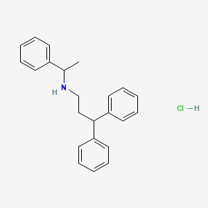 Chemical structure of Fendiline (hydrochloride)