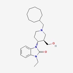 Chemical structure of (±)-J 113397
