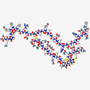 Chemical structure of Insulin Human