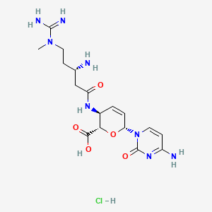 Chemical structure of Blasticidin S HCl