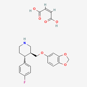 Chemical structure of Paroxetine maleate