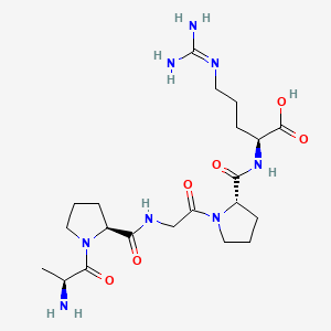 Chemical structure of Enterostatin