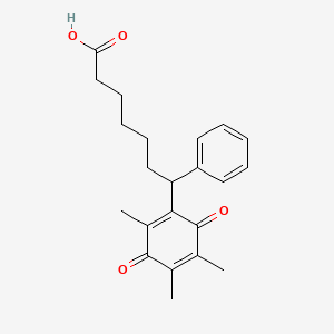 Chemical structure of Seratrodast