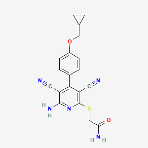 Chemical structure of BAY 60-6583