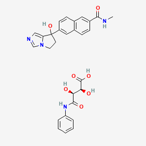 Chemical structure of TAK-700 salt