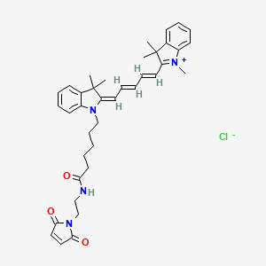 Chemical structure of Cy5 maleimide (non-sulfonated)