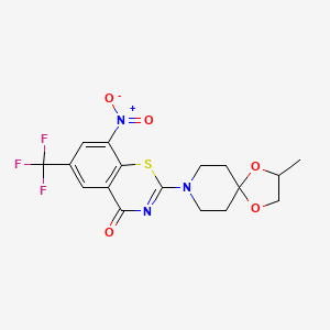 Chemical structure of BTZ043 Racemate