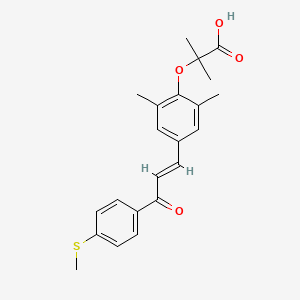Chemical structure of Elafibranor (GFT505)