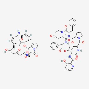 Chemical structure of Pristinamycin