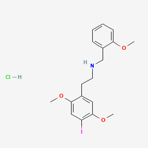 Chemical structure of 25I-NBOMe (hydrochloride)
