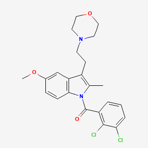 Chemical structure of GW 405833